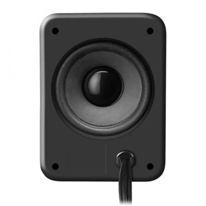 Defender V12 65212 colunas para computador 2.1, 11 W, subwoofer de 5 W, alimentadas por USB, retroiluminação LED, pretas, 115 x 130 x 223 mm