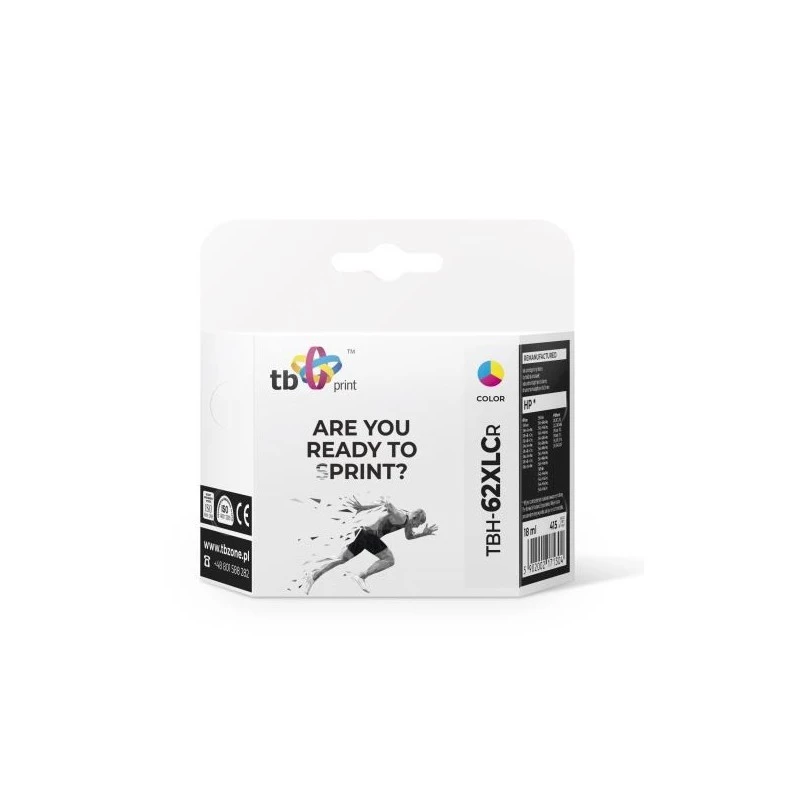 HP OfficeJet 5740 TBH-62XLCR CMY recondicionado tinta