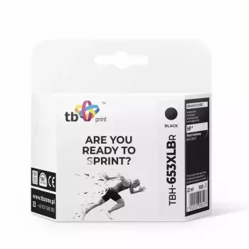 Tinta para HP DJ6075 TBH-653XLBR preto ref.