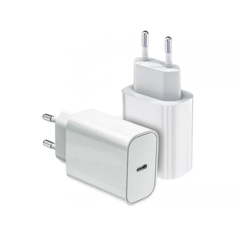 Carregador universal USB C 20W Power Delivery Branco