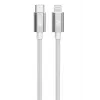 Cabo TB USB-C - Lightning entrançado 1m, Prateado