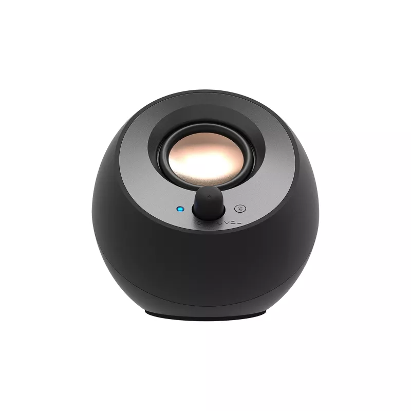 Colunas de secretária CREATIVE Pebble V3 Minimalistas 2.0 USB-C com áudio USB, Clear Dialog Enhancement, Bluetooth 5.0, 8W RMS com 16W de potência de pico