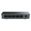 Grandstream GWN7700 switch não gerido Layer 2 5 portas Gigabit capacidade de comutação 10Gbps 802.1p QoS preto para secretária/parede 5VDC