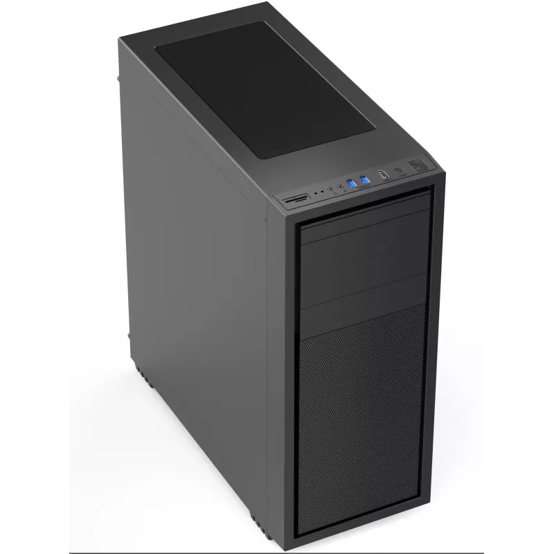 Caixa de computador Gembird Fornax K500 ATX, Midi-Tower, Preta