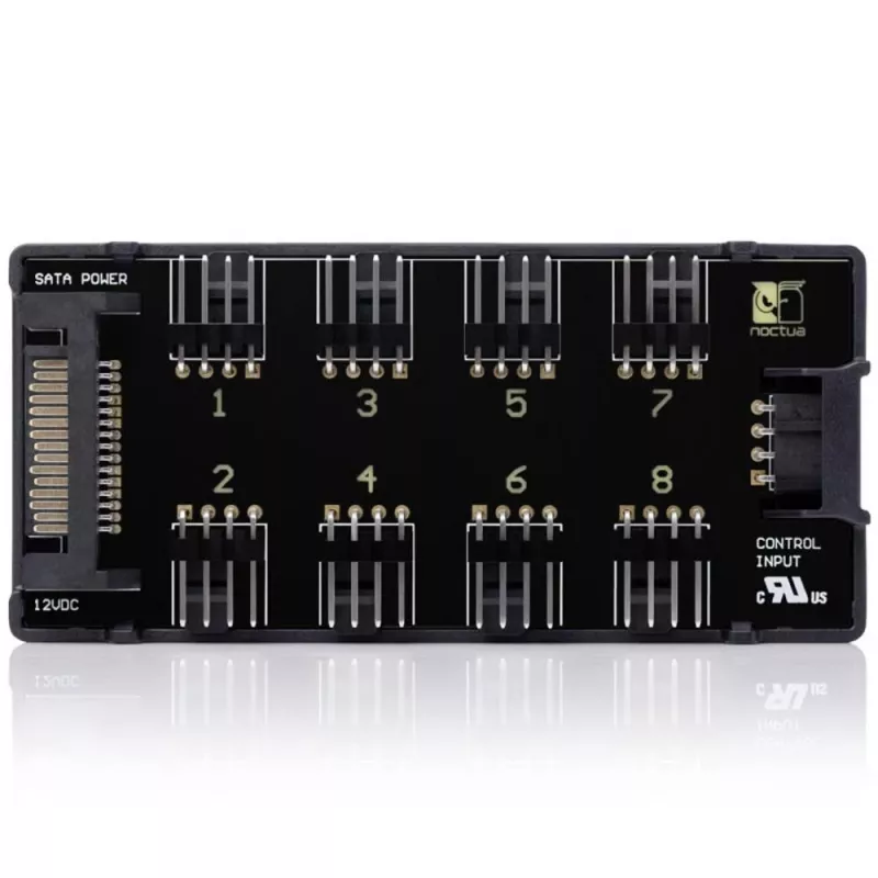 Controlador de ventoinhas Noctua NA-FH1 4-Pin preto 24W 5-12V