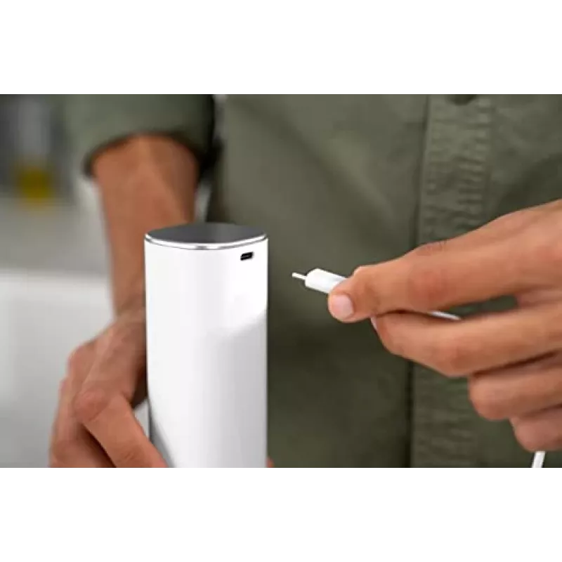 Moinho de especiarias elétrico Enfinigy branco, branco