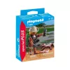Playmobil Special Plus investigador com jacaré jovem conjunto de brincar