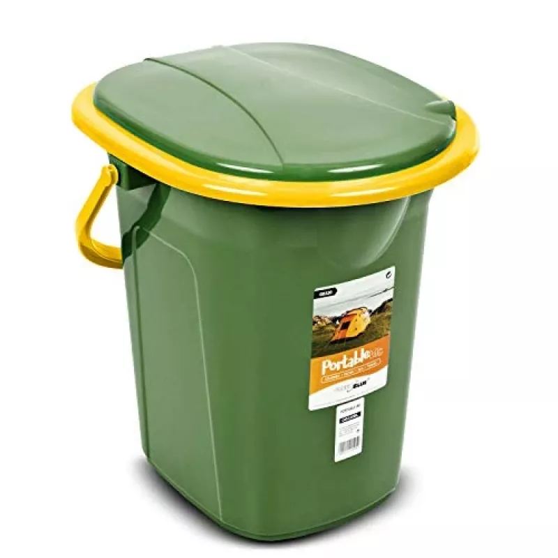 Sanita portátil em balde GreenBlue GB320GO – balde sanitário de campismo leve