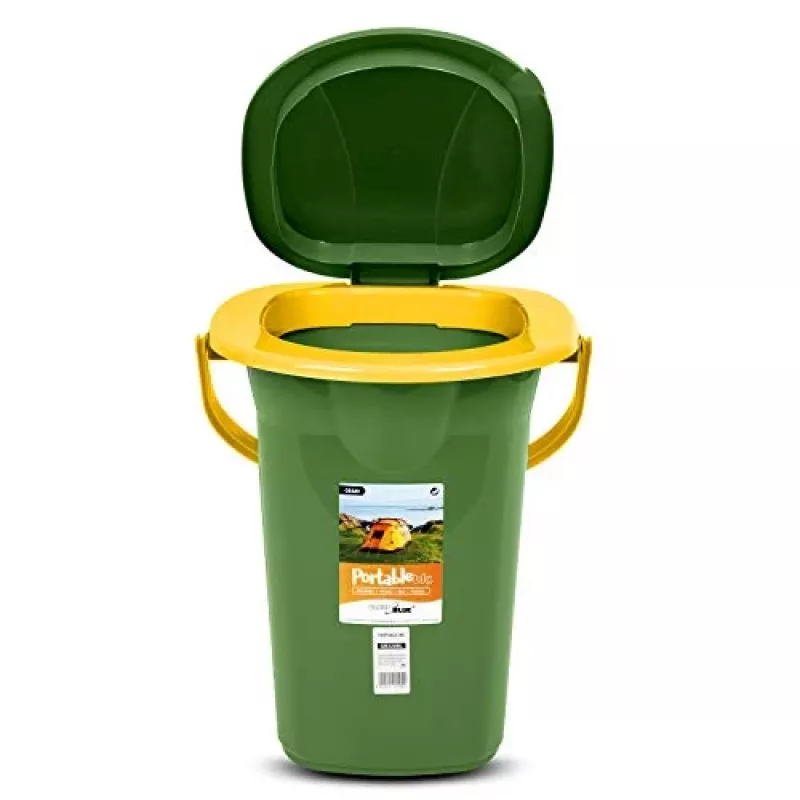 Sanita portátil em balde GreenBlue GB320GO – balde sanitário de campismo leve