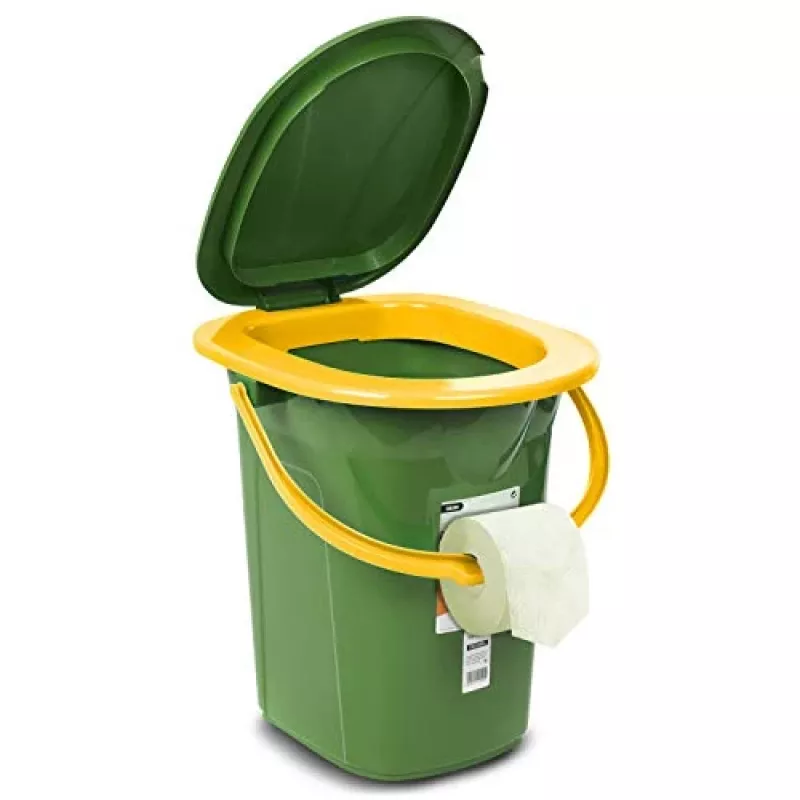 Sanita portátil em balde GreenBlue GB320GO – balde sanitário de campismo leve