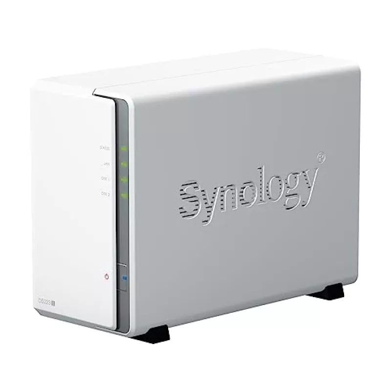Synology DiskStation DS223J NAS/servidor de armazenamento desktop Realtek RTD1619B 1 GB DDR4 DiskStation Manager branco