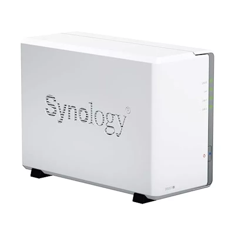 Synology DiskStation DS223J NAS/servidor de armazenamento desktop Realtek RTD1619B 1 GB DDR4 DiskStation Manager branco