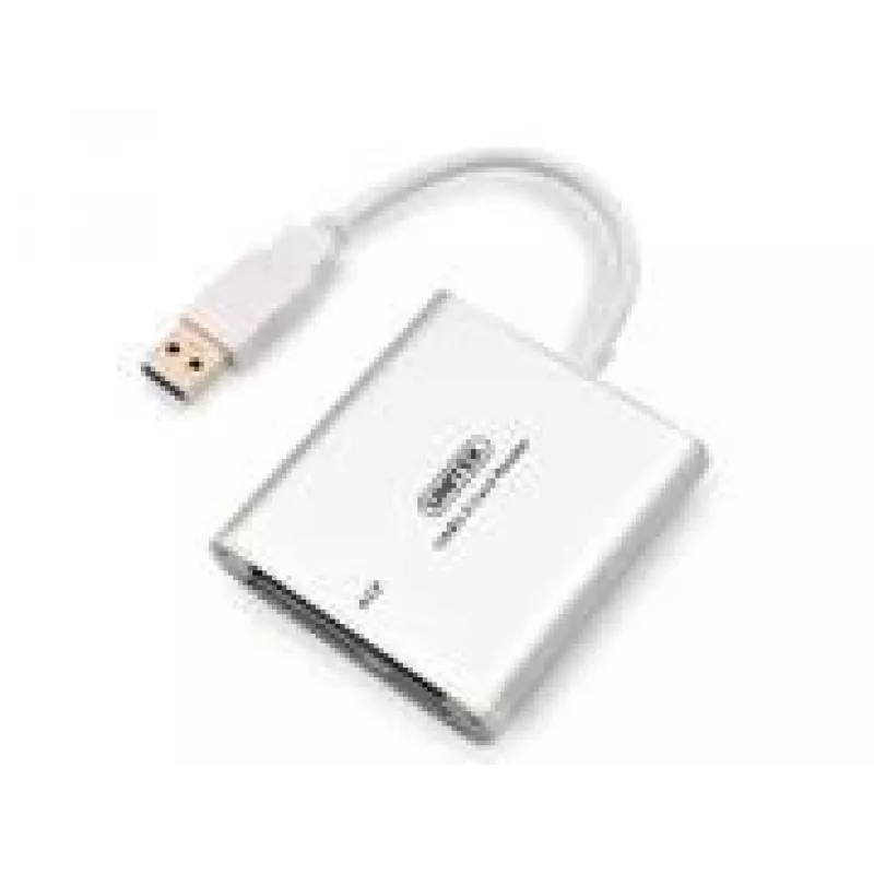 Leitor de cartões UNITEK Y-9313 USB 3.2 Gen 1 (3.1 Gen 1) prateado