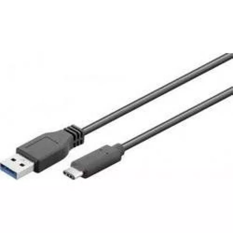 Cabo USB 3.0 SuperSpeed Wentronic Goobay > USB-C™, 3 m - ficha USB 3.0 (Type-A) > ficha USB-C (73141)
