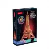 Puzzle 3D Cubicfun Torre Eiffel Night Edition LED da cubicfun modelo 306-L534H – puzzle arquitetónico 3D iluminado
