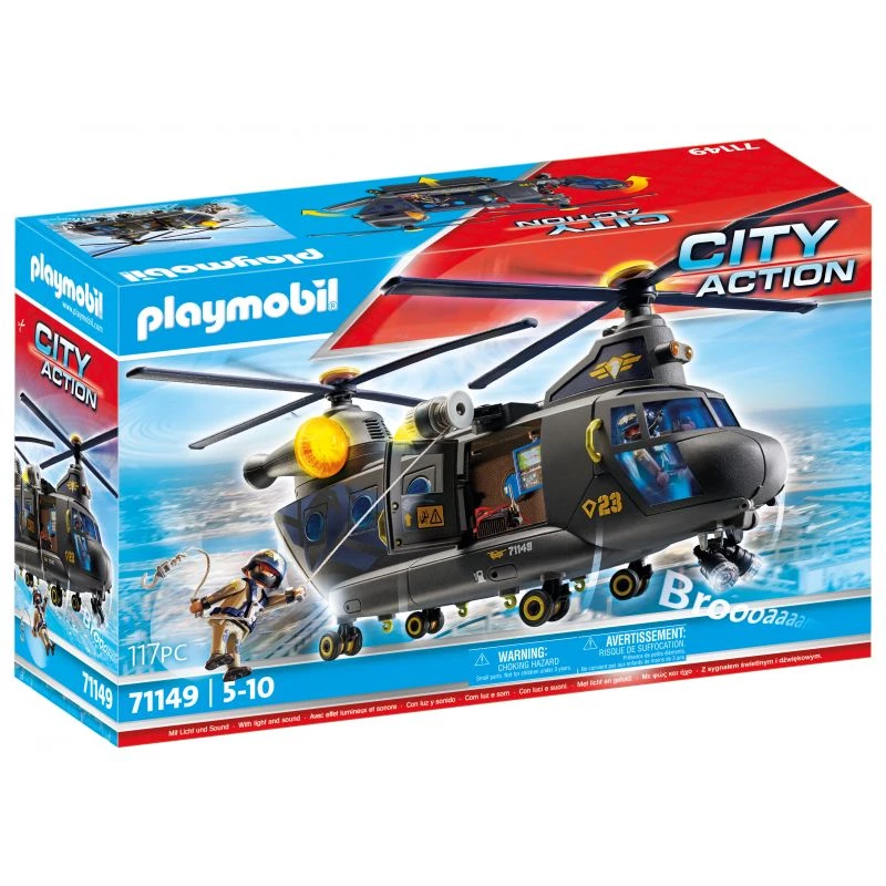 Conjunto de brincar Playmobil City Action 71149 com polícia e veículos