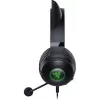Kraken Kitty V2 - Preto, Auscultadores gaming, Orelhas de gato, Iluminação reativa a streams, Microfone cardioide HyperClear, Drivers TriForce de 40 mm, Microfone integrado nas almofadas, Razer Chroma RGB (orelhas e almofadas), Som surround: Disponível apenas em