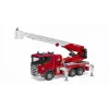 Veículo de bombeiros BRUDER Scania Super 560R vermelho branco plástico 3+