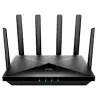 Router WiFi de mesa Cudy P5 — Dualband Wi‑Fi 6, 5G Sub6, Dual NanoSIM, Gigabit Ethernet, 6 antenas removíveis, 256 MB RAM