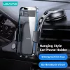 Suporte para automóvel usams ZJ063 para painel ou para-brisas, ângulo ajustável