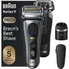 Braun Series 9 Pro+ 9565cc máquina de barbear de rede para uso húmido e seco com aparador Metallic