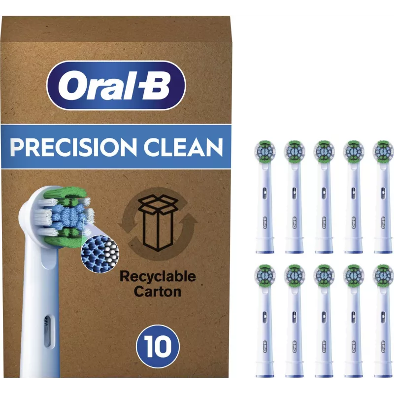 Cabeças de escova de substituição BRAUN Oral‑B Pro Precision Clean, pack de 10