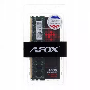 Módulo de memória AFOX DDR3 8G 1600 UDIMM 8 GB 1600 MHz LV 1,35V (AFLD38BK1L) - 8 GB - DDR3