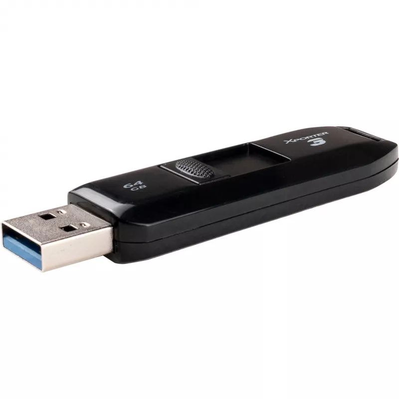 Pen drive PATRIOT Xporter 64 GB USB Type-A 3.2 Gen 1 (deslizante, preto, 80 MB/s)