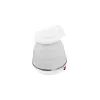 Chaleira elétrica ESPERANZA EKK023 — 0,5 l, 750 W, branco, aço inoxidável e plástico
