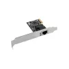 Placa de rede Ethernet interna LANBERG PCE-1GB-201, PCI Express, 1× RJ-45 Gigabit (1000 Mbit/s), preta