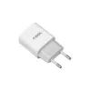 Carregador de interior AC IBOX C-35 Universal branco — 5 V máx., 0,3 A entrada, 1 A saída USB