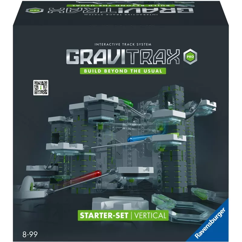 Pista de berlindes de brincar Ravensburger GraviTrax PRO conjunto inicial Vertical a partir dos 8 anos