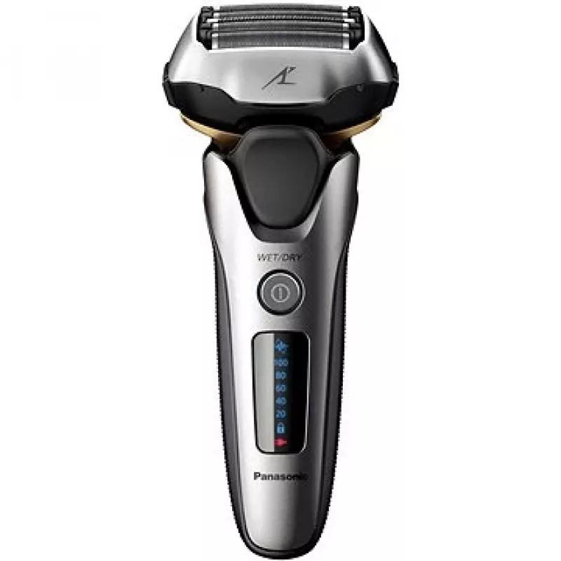 Máquina de barbear de rede Panasonic ES-LV69 preto prata aço inoxidável iões de lítio