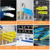 NIIMBOT RXL12.5109-65Y etiquetas térmicas 12,5 x 109 mm, 65 etiquetas por rolo, amarelas, para D11/D110