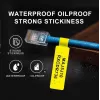 NIIMBOT RXL12.5109-65Y etiquetas térmicas 12,5 x 109 mm, 65 etiquetas por rolo, amarelas, para D11/D110