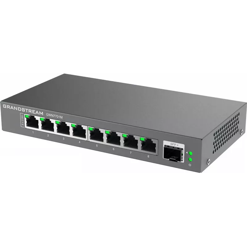 Grandstream Networks GWN7701M switch de rede não gerido 2.5G Ethernet (100/1000/2500) preto