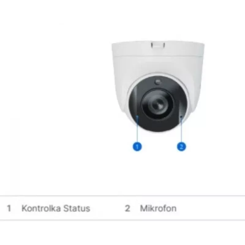 Synology TC500 câmara de segurança turret câmara de vigilância IP interior e exterior 2880 x 1620 píxeis teto