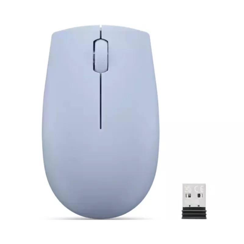 Rato sem fios para as duas mãos Lenovo GY51L15679 — Frostblau, RF 2,4 GHz, 1000 DPI, 3 botões, pilha AA
