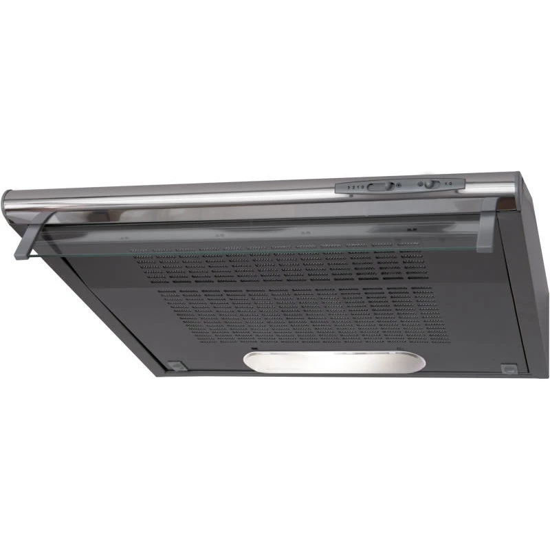 Exaustor tradicional Amica OSC6112I, capacidade de extração 184 m³/h, 1 motor, 60 cm, aço inoxidável