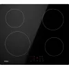 Placa de indução AMICA PI6501, 4 zonas de cozedura, controlo tátil