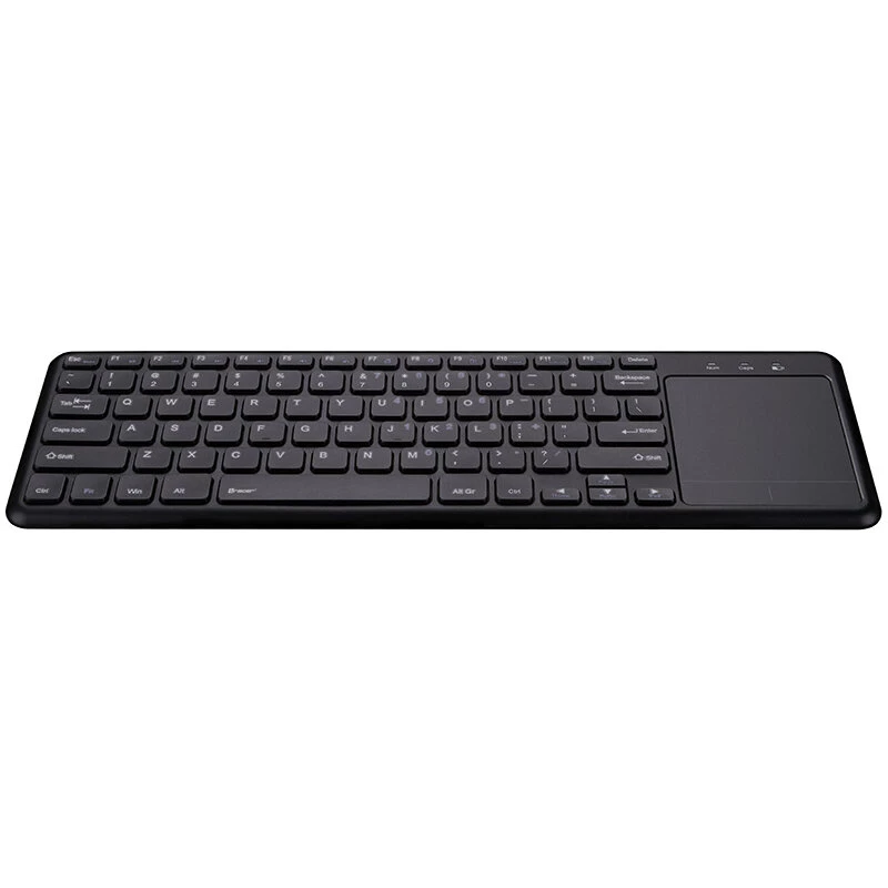 Teclado sem fios RF TRACER TRAKLA46367 — tamanho completo, membrana, touchpad, 2,4 GHz, preto