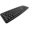 Teclado Esperanza TKR101 Office USB QWERTY inglês, russo preto