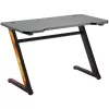 Secretária de gaming NanoRS RS120, design moderno, leve e estável (carga máx. 50 kg), preto e laranja
