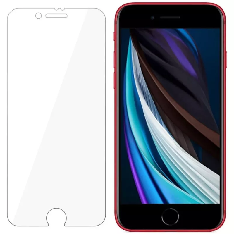 3MK FlexibleGlass protetor de ecrã híbrido para iPhone SE 2020/2022, 0,2 mm, 7H, transparente