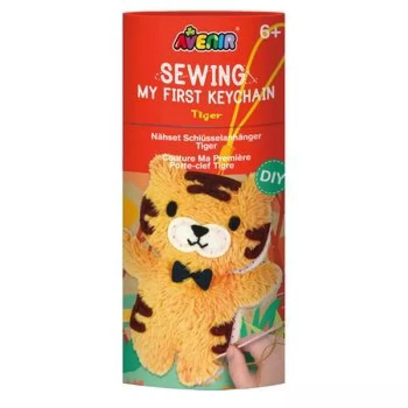 Avenir CH221637 Kit para coser o próprio porta-chaves de tigre