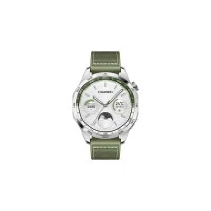 Relógio inteligente HUAWEI WATCH GT 4 46 mm, 1,43" AMOLED, GPS, até 14 dias de bateria, Android e iOS, aço inoxidável, verde