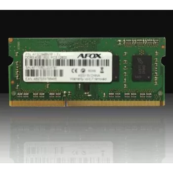 AFOX AFSD38BK1P - 8 GB - 1 x 8 GB - DDR3 - 1600 MHz - SO-DIMM 204 pinos
