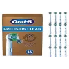 Cabeças de escova Oral B Precision Clean pack de 16 branco