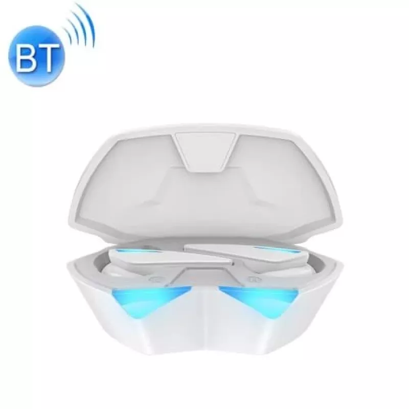 Auscultadores Awei T23 sem fios Bluetooth 5.3 USB resistentes à água branco