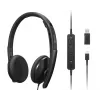 Lenovo 4XD1M45626 Auscultadores/headset com fios, arco de cabeça, USB Type-C, preto